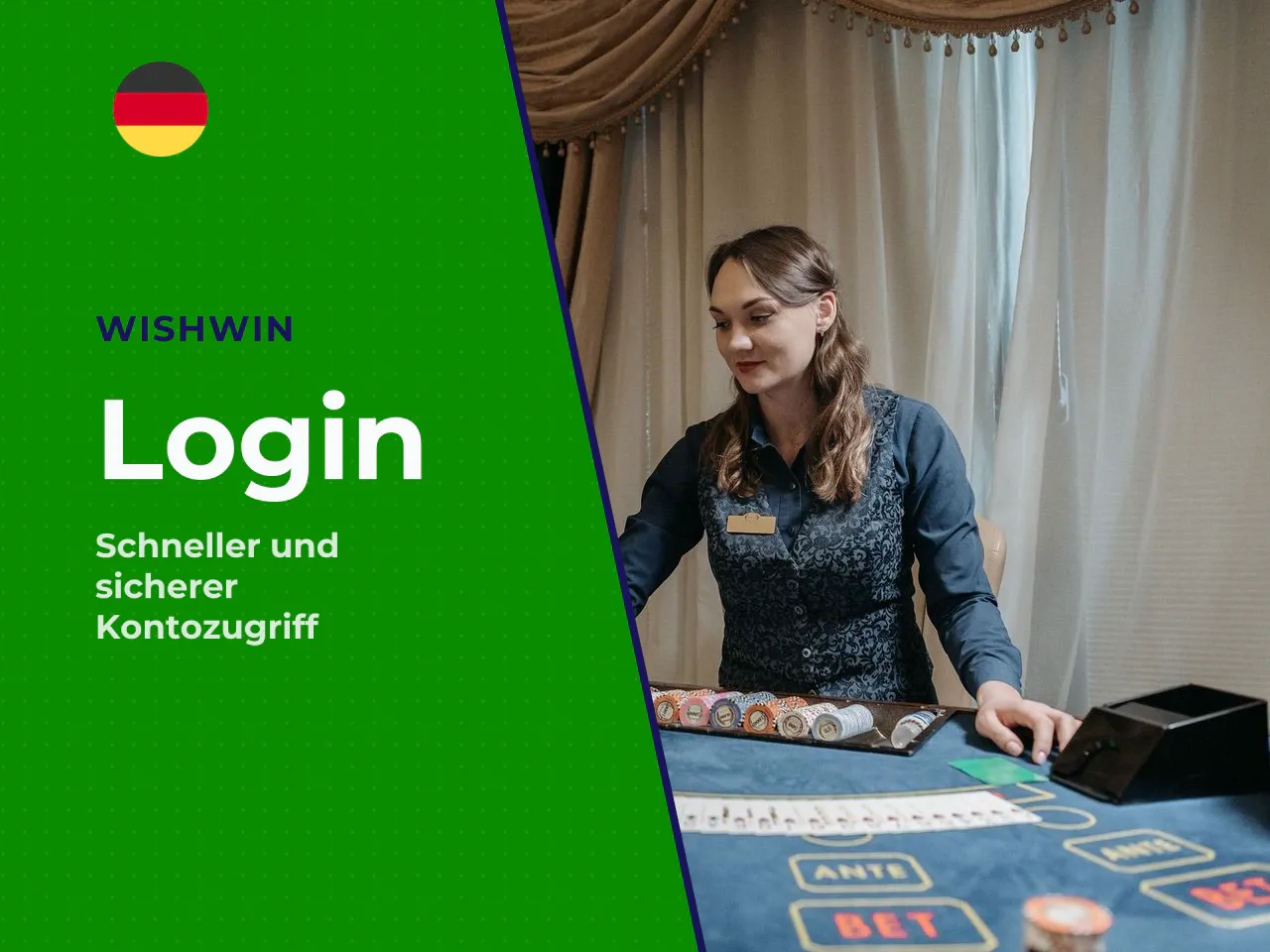 WishWin einloggen im Browser. Das Einloggen
