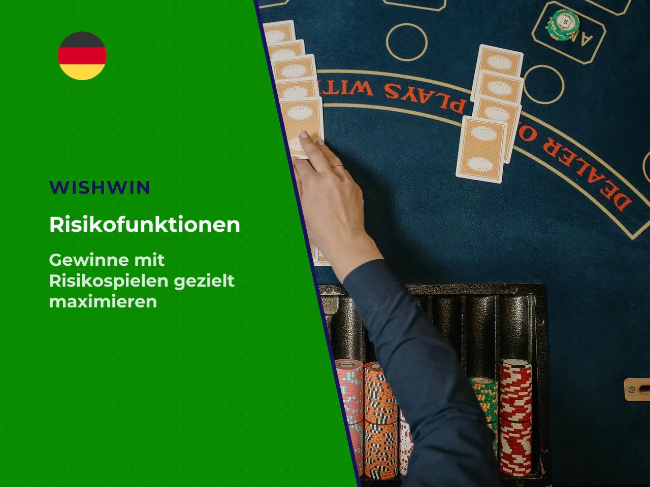 Risiko-Funktion, Kartenrisiko und Gewinnteilung. Nach jedem
