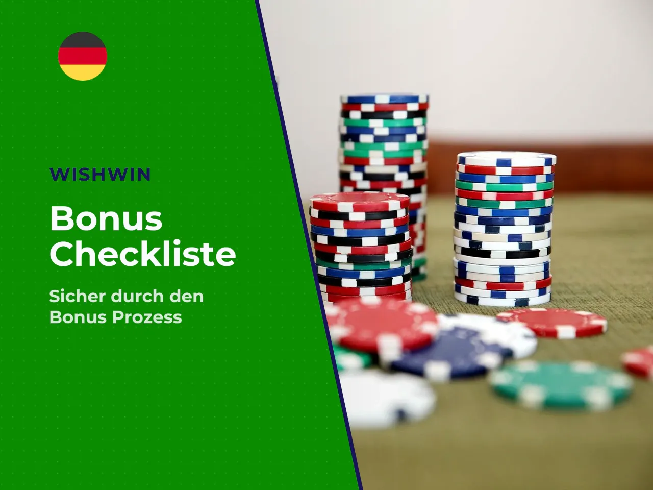 Entscheidungs-Checkliste vor der Bonusaktivierung. Anstelle einer