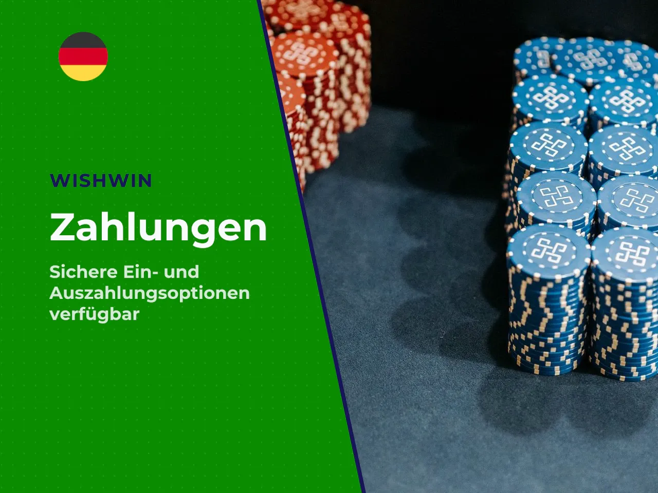 Zahlungsmethoden für Einzahlungen und Auszahlungen. Die