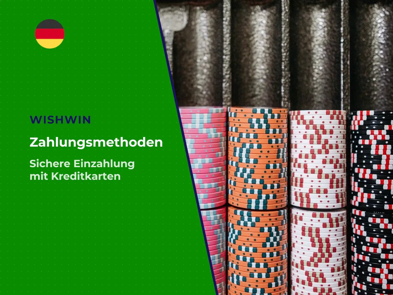 Wishwin Kreditkarten für Einzahlungen nutzen. Kredit