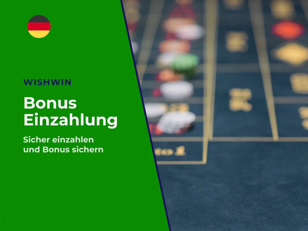 Einzahlung und Bestätigung des Bonus. 1