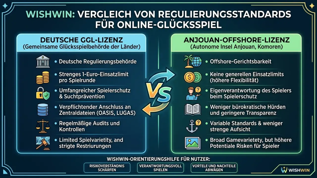 GGL vs Anjouan Regulierungsvergleich