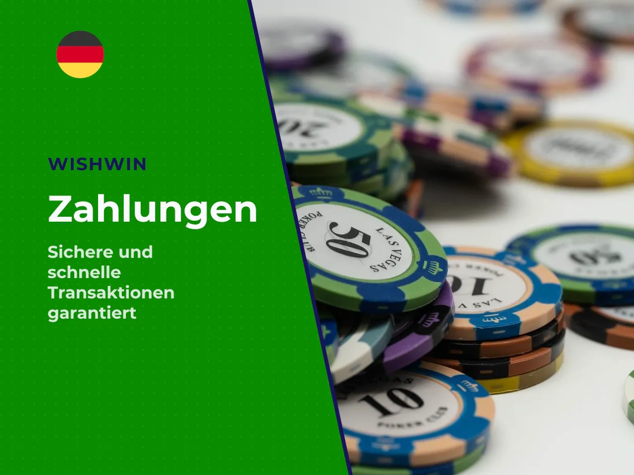 Zahlungsmethoden für Einzahlungen bei WishWin. Ein