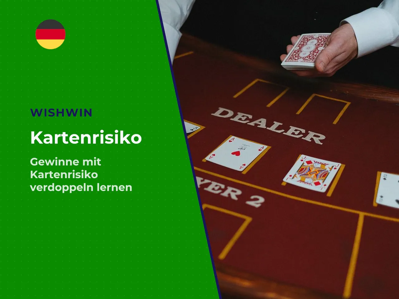 Das Kartenrisiko Gamble-Feature erklärt. Nach einem