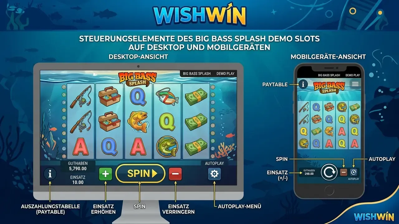 big bass splash demo kostenlos interface steuerung