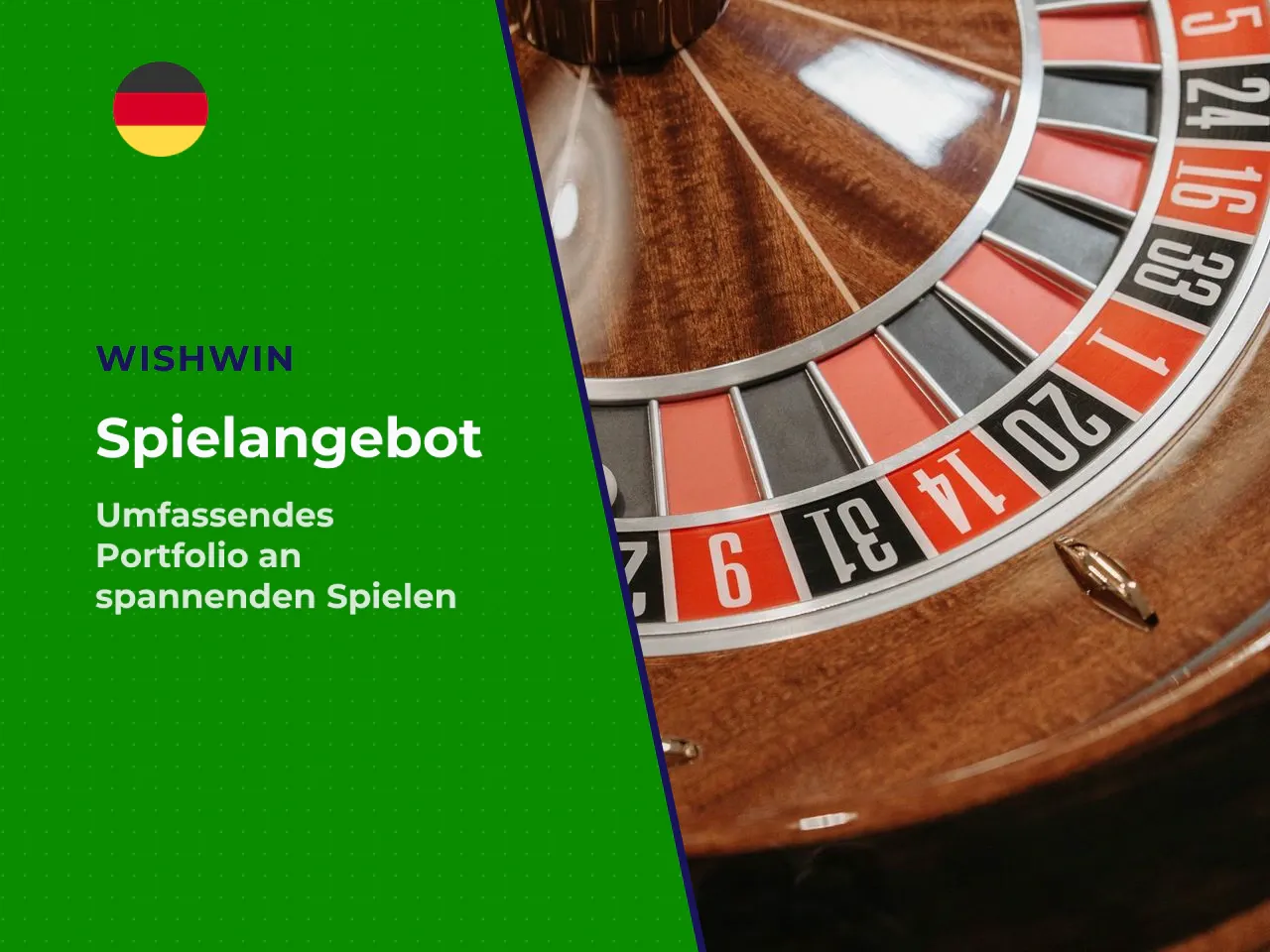 Welche Bereiche bietet das WishWin Casino