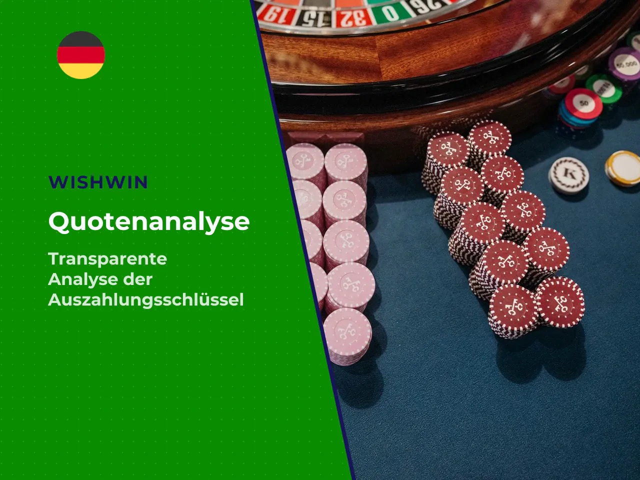 Quotenschlüssel und Margen-Analyse. Ein zentrales Bewertungskriterium